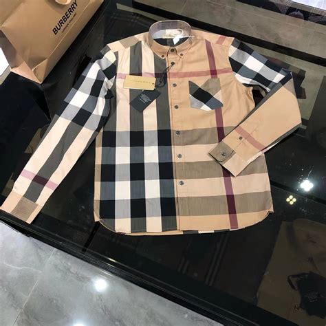 fake mens burberry shirts|burberry shirts for men price.